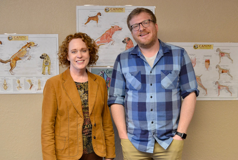 Ann Howie and Adam Winston